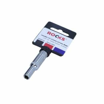 Rooks Socket 1/4", 6-sided, 5.5 mm, long