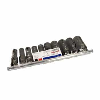 Rooks Impact socket set 1/2" 6-sided long, 10-24 mm, 10 pieces