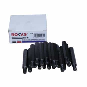 Rooks Bit 10 mm (3/8") Ribe M8 x 75 mm, 20 pieces