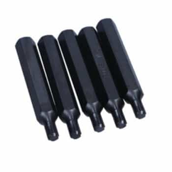 Rooks Bit 10 mm (3/8") Ribe M6 x 75 mm, 5 pieces
