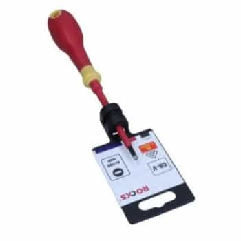 Rooks VDE flat-head screwdriver 4 x 100