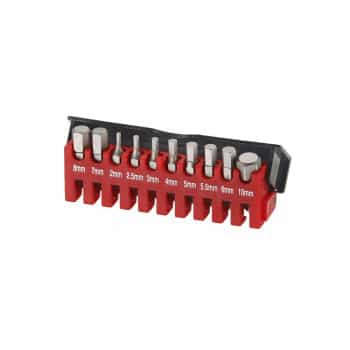 1/4" Bit set Inbus 10 pieces