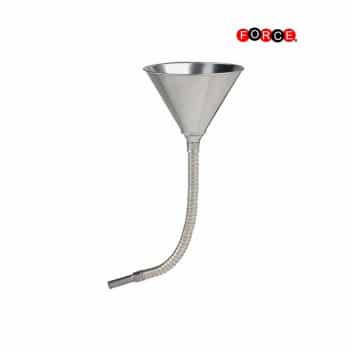 Flexible funnel metal