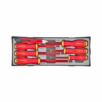 Screwdriver set insulated 7 pieces