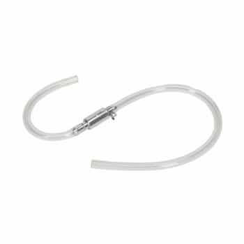 Brake release hose with one-way check valve