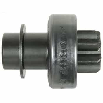Free wheel drive, starter