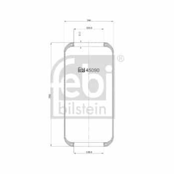 Spring bellows, air suspension