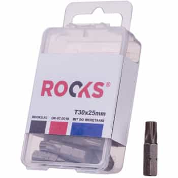Rooks Bit set for 1/4" T30, 10 pieces
