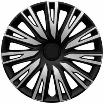 4-piece wheel cover set Copra 16-inch silver/black