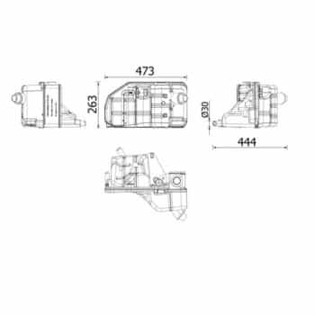 Expansion tank, coolant