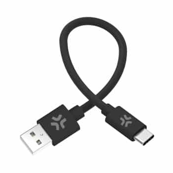 Celly USB-A > USB-C Cotton Braided Cable 30cm