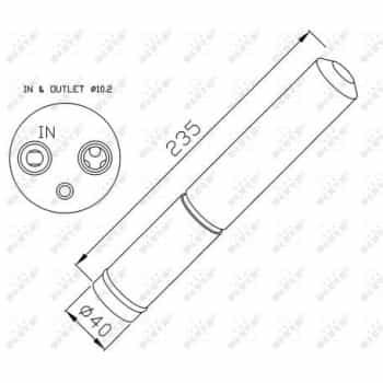 Dryer, air conditioning EASY FIT 33225 NRF