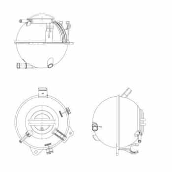 Expansion Tank, coolant EASY FIT