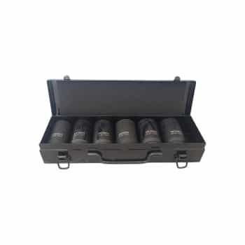 3/4'' Impact socket set long 12-sided / 6-piece