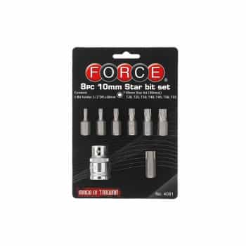 Force Bit set Torx 8 pieces