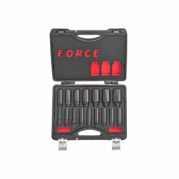 1/2" Impact Socket Set Long 16 Pieces