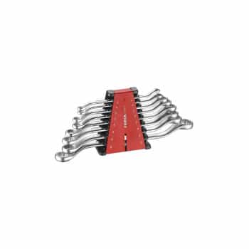 Force 45° Ring spanner set 8-piece