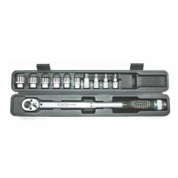 Force Torque wrench & socket set 1/2" 40-210Nm 11-piece
