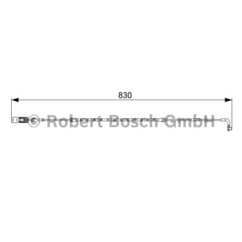 Warning Contact, brake pad wear 1.987.473.043 Bosch