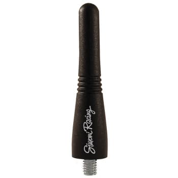 Simoni Racing Rubber Antenna 'Gum' - Black - Length 6cm
