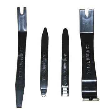 Plastic disassembly tool set 4-piece