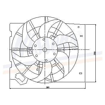 Fan, A/C condenser