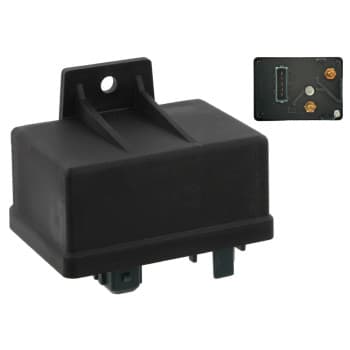 Relay, glow plug system