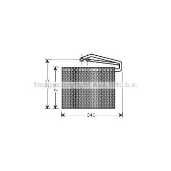 Evaporator, air conditioning