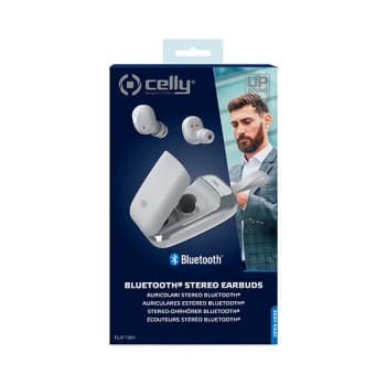 Celly Flip1 Bluetooth Earphones White