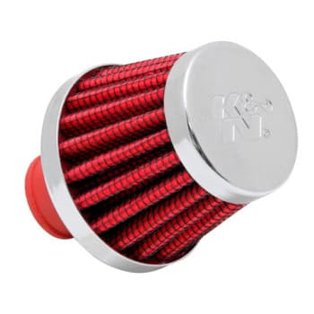 K&N Crankcase Breather Filter - 10mm (62-1600RD-L)