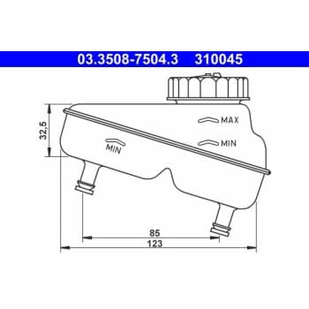 Expansion Tank, brake fluid