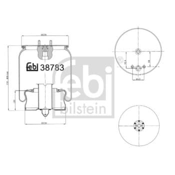 Spring bellows, air suspension