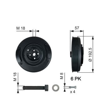 Belt Pulley, crankshaft DriveAlign®