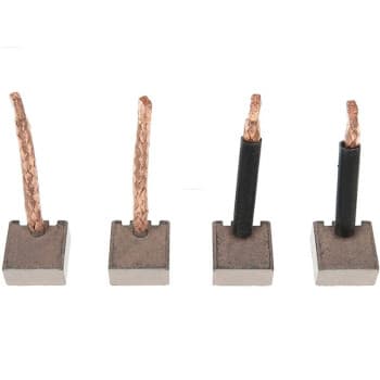 Carbon brush, starter motor