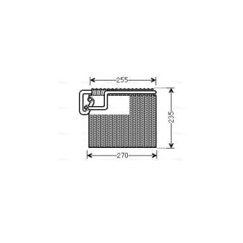 Evaporator, air conditioning