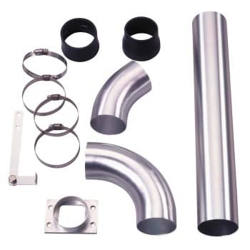 Universal Air Filter Tube Set Anodized Aluminum 76mm
